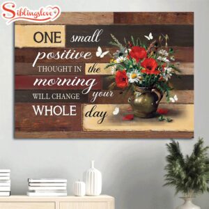 Brilliant Flower Painting Wooden Background…