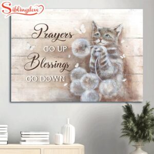 Brown Cat Drawing Canvas Dandelion…