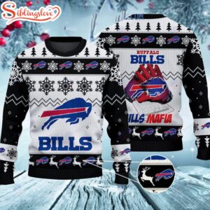 Buffalo Bills Bills Mafia Christmas Ugly Sweater