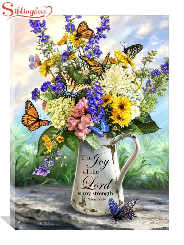 Butterfly Blossoms Canvas Wall Art