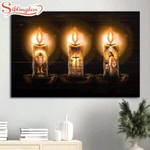 Candles Painting Lion Of Judah…