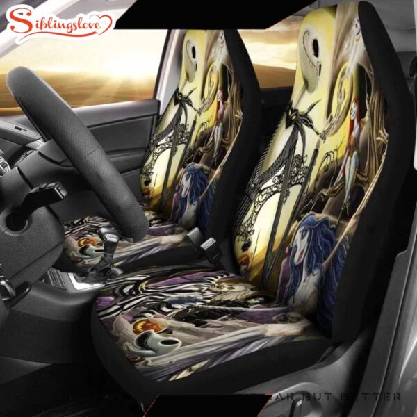 Cartoon Seat Cover Car Decor er – The Nightmare Before Christmas