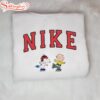 Charlie Brown And Snoopy Christmas Women Embroidered Sweatshirt Gift