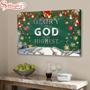 Christian Christmas Wall Art Glory…