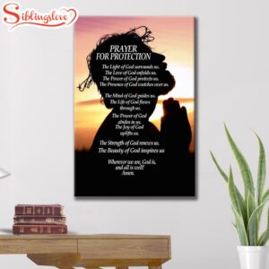 Christian Prayer For Protection Canvas…