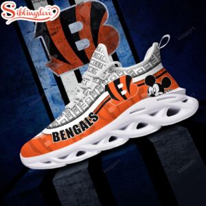 Cincinnati Bengals NFL Football Team Max Soul Shoes Gift For Men Women