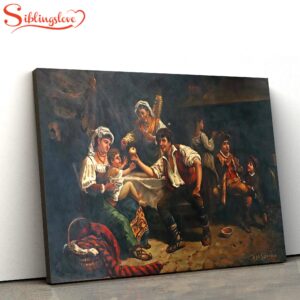 Clasic Oil Painting Canvas Wall…