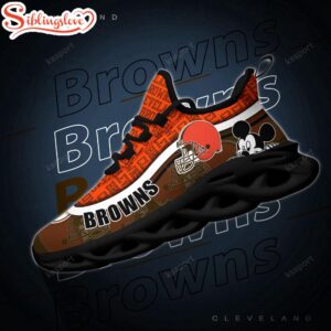 Cleveland Browns NFL Football Team Max Soul Shoes Gift For Men Women