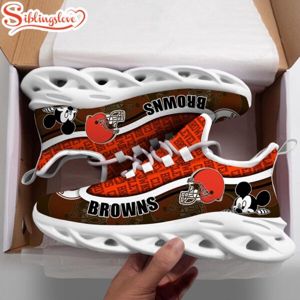 Cleveland Browns NFL Football Team Max Soul Shoes Gift For Men Women