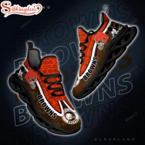 Cleveland Browns NFL Football Team Max Soul Shoes Gift For Men Women