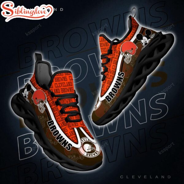 Cleveland Browns NFL Football Team Max Soul Shoes Gift For Men Women