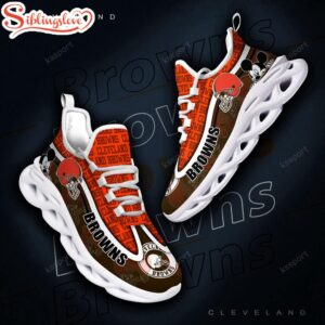 Cleveland Browns NFL Football Team Max Soul Shoes Gift For Men Women