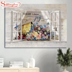 Colorful Flower Hummingbird Window Frame…