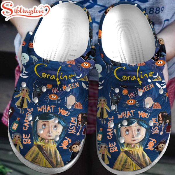 Coraline Movie Clogs Shoes Cartoon Clogs For Fans