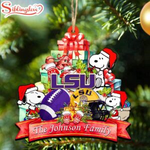 Custom Family Name NCAA LSU…