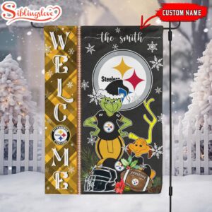 Custom Family Name Pittsburgh Steelers…