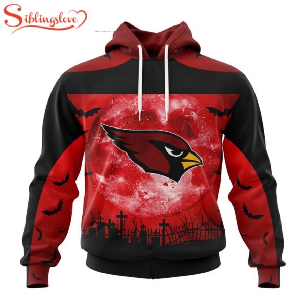 Custom Name And Number Arizona Cardinals NFL Special Halloween 3D Hoodie Shirt