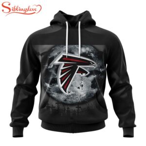 Custom Name And Number Atlanta Falcons NFL Special Halloween Night 3D Hoodie Shirt