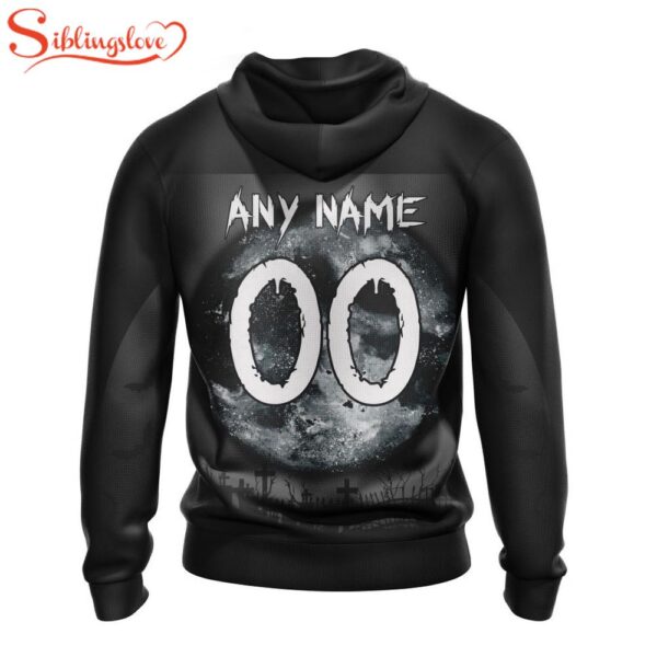 Custom Name And Number Atlanta Falcons NFL Special Halloween Night 3D Hoodie Shirt