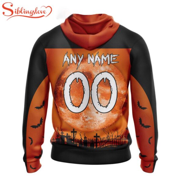 Custom Name And Number Chicago Bears NFL Special Halloween Night 3D Hoodie Shirt