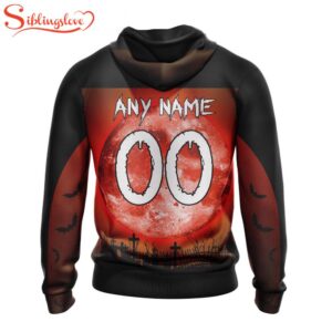 Custom Name And Number Cleveland Browns NFL Special Halloween Night 3D Hoodie Shirt