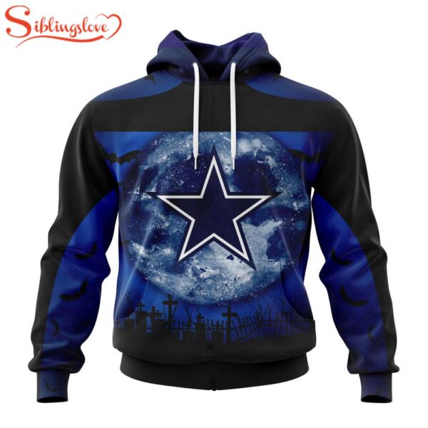 Custom Name And Number Dallas Cowboysls NFL Special Halloween 3D Hoodie Shirt