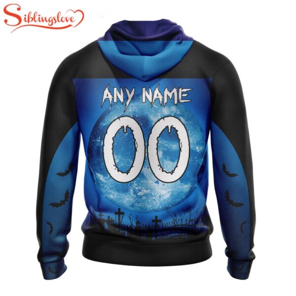 Custom Name And Number Detroit Lions NFL Special Halloween Night 3D Hoodie Shirt