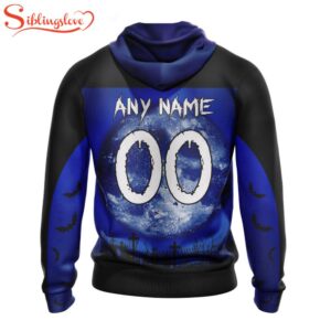 Custom Name And Number Indianapolis Colts NFL Special Halloween Night 3D Hoodie Shirt