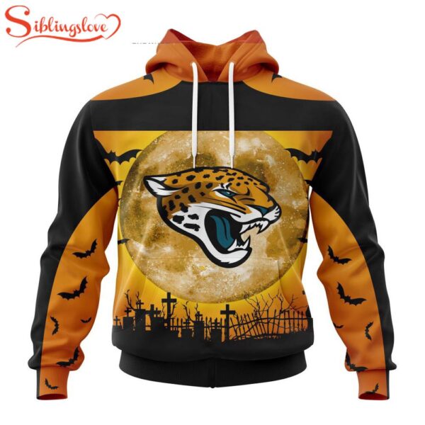 Custom Name And Number Jacksonville Jaguars NFL Special Halloween Night 3D Hoodie Shirt