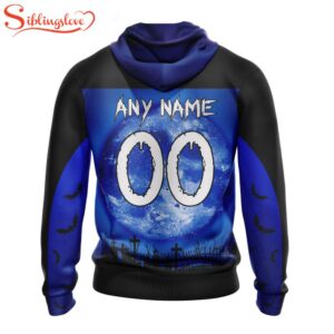 Custom Name And Number Los Angeles Rams NFL Special Halloween Night 3D Hoodie Shirt