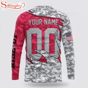 Custom Name And Number NFL Atlanta Falcons Camo US All Over Print SweatShirt