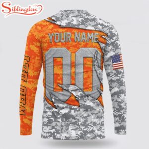 Custom Name And Number NFL Cincinnati Bengals Camo US All Over Print SweatShirt