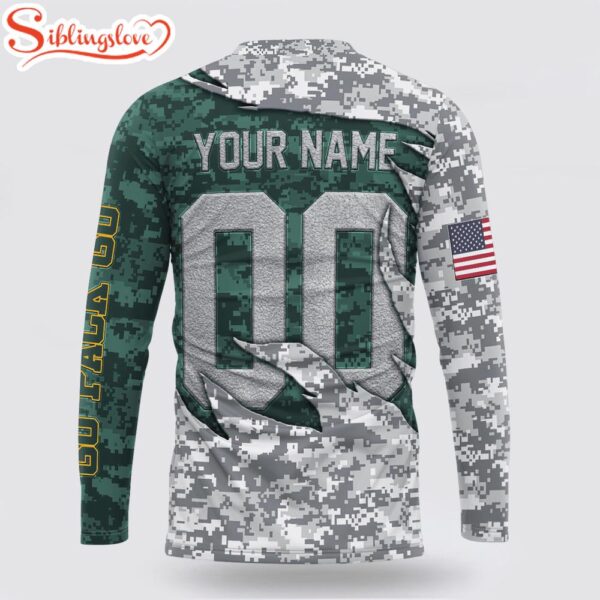 Custom Name And Number NFL Green Bay Packers Camo US 3D Sweatshirt Gift For Fans