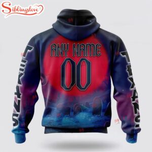 Custom Name And Number NFL Houston Texans Football Jack Skellington 3D Hoodie Shirt