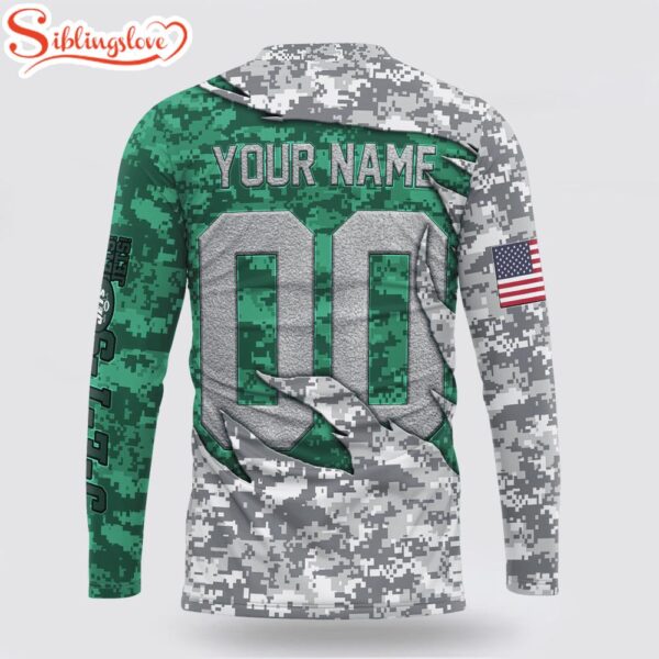 Custom Name And Number NFL New York Jets Camo US 3D Sweatshirt Gift For Fans