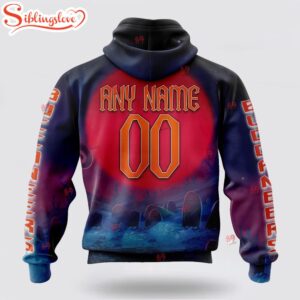 Custom Name And Number NFL Tampa Bay Buccaneers Football Jack Skellington 3D Hoodie Shirt