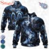 Custom Name And Number NFL Tennessee Titans Lava Pattern 3D Hoodie Shirt