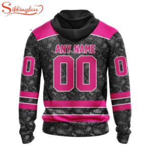 Custom Name And Number NHL Chicago Blackhawks Special Pink In The Rink Fight Breast Cancer Hoodie Shirt