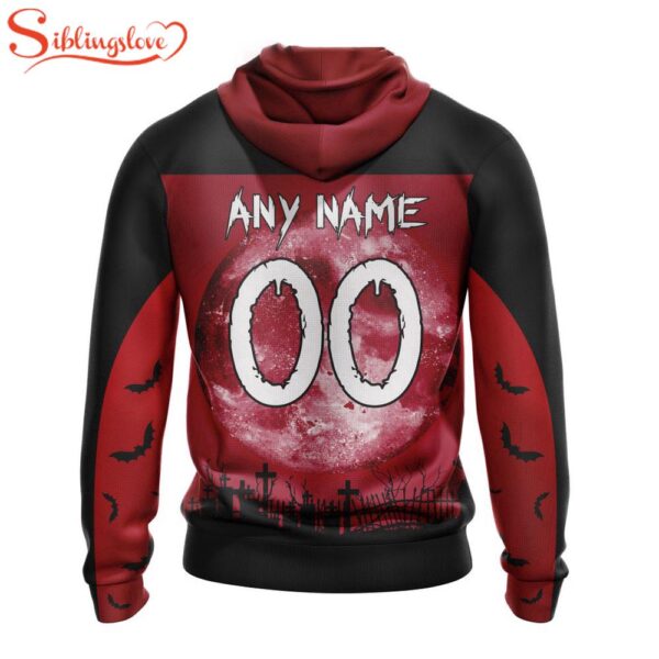 Custom Name And Number Tampa Bay Buccaneers NFL Special Halloween Night 3D Hoodie Shirt