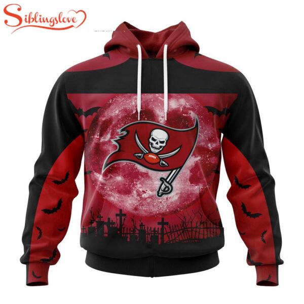 Custom Name And Number Tampa Bay Buccaneers NFL Special Halloween Night 3D Hoodie Shirt