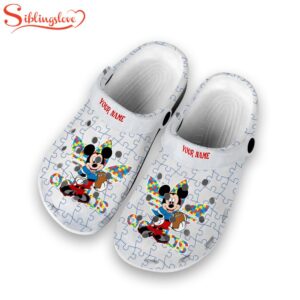 Custom Name Autism Awareness Mickey…