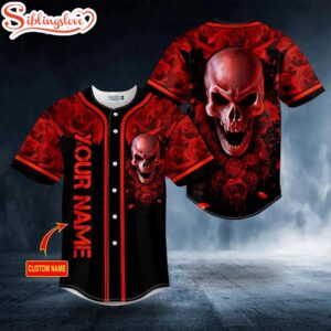 Custom Name Blood Red Rose…