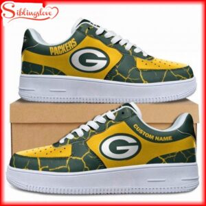 Custom Name Green Bay Packers NFL Air Force 1 Shoes Gift For Fans