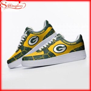 Custom Name Green Bay Packers NFL Air Force 1 Shoes Gift For Fans