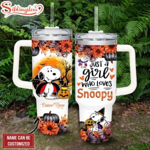 Custom Name Halloween Day Snoopy…