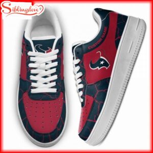 Custom Name Houston Texans NFL Air Force 1 Shoes Gift For Fans