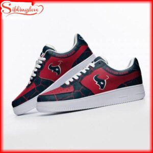 Custom Name Houston Texans NFL Air Force 1 Shoes Gift For Fans