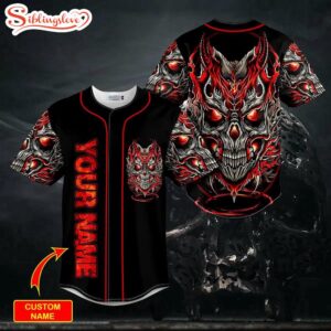 Custom Name Kabuki Demonic Skull…