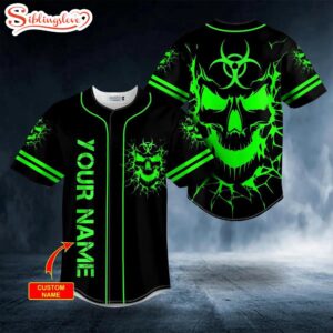 Custom Name Light Green Biohazard…