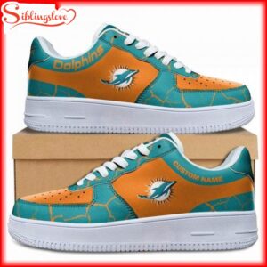 Custom Name Miami Dolphins NFL…